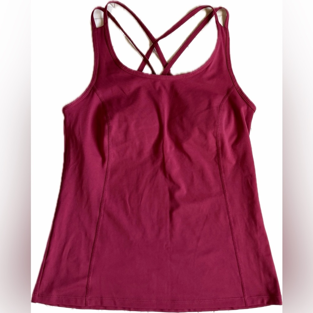 Xersion Fuchsia Crossback Tank Top